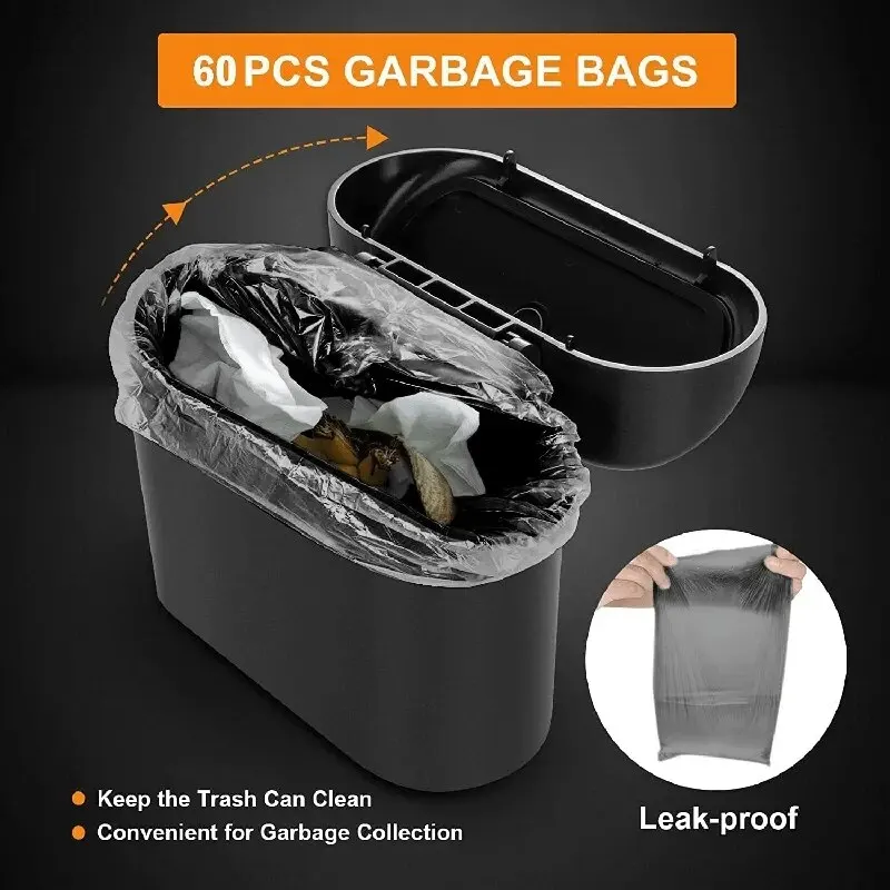 Papelera compacta para coche.