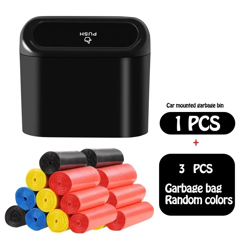 Papelera compacta para coche.